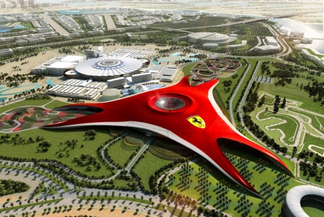 Ferrari in Abu Dhabi with Luton Vacation Homes